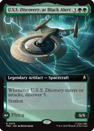 U.S.S. Discovery, at Black Alert (Extended Art) (TRK-474) - Star Trek-1