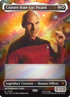 Captain Jean-Luc Picard (Borderless) (Signed) (TRK-1701) - Star Trek Foil-1