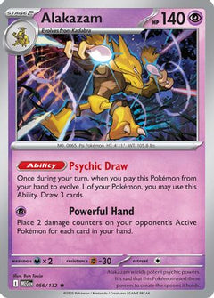 Alakazam 056/132  Deck Exclusives - Rare-1