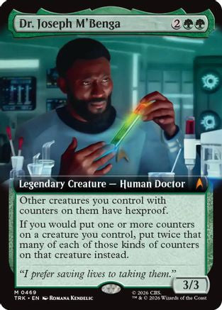 Dr. Joseph M'Benga (Extended Art) (TRK-469) - Star Trek Foil-1