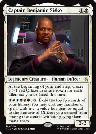 Captain Benjamin Sisko (TRK-006) - Star Trek Foil-1