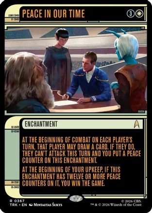 Peace in Our Time (Showcase) (TRK-367) - Star Trek Foil-1
