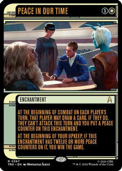 Peace in Our Time (Showcase) (TRK-367) - Star Trek Foil-1