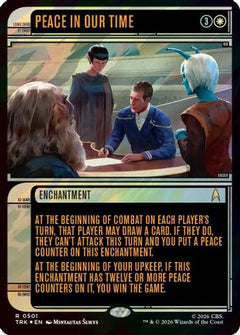 Peace in Our Time (Showcase) (Surge Foil) (TRK-501) - Star Trek Foil-1