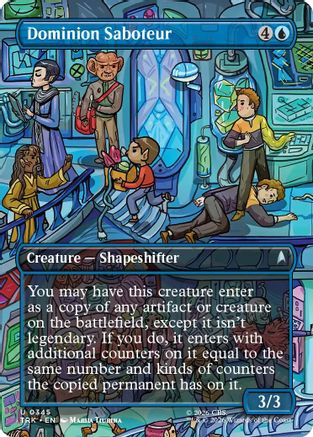 Dominion Saboteur (Borderless) (TRK-345) - Star Trek Foil-1