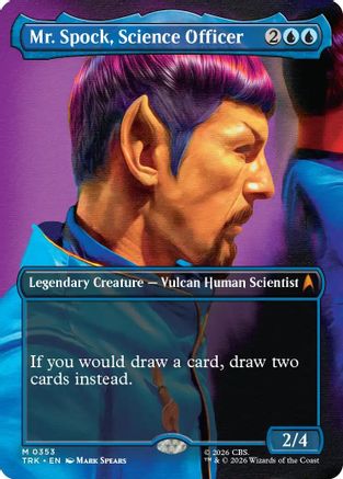 Mr. Spock, Science Officer (Borderless) (TRK-353) - Star Trek
