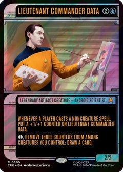 Lieutenant Commander Data (Showcase) (Surge Foil) (TRK-505) - Star Trek Foil-1