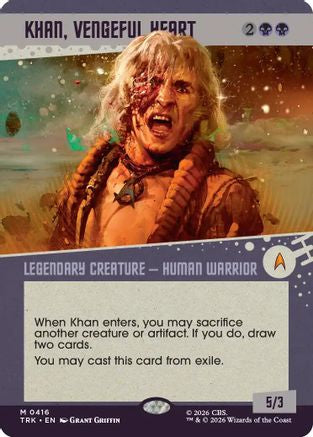 Khan, Vengeful Heart (Showcase) (TRK-416) - Star Trek-1
