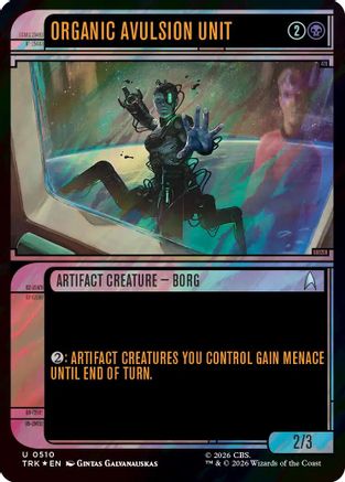 Organic Avulsion Unit (Showcase) (Surge Foil) (TRK-510) - Star Trek Foil-1