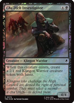 Cha'Dich Investigator (Surge Foil) (TRK-572) - Star Trek Foil-1