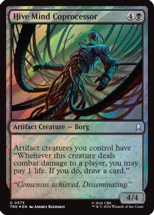 Hive Mind Coprocessor (Surge Foil) (TRK-573) - Star Trek Foil-1
