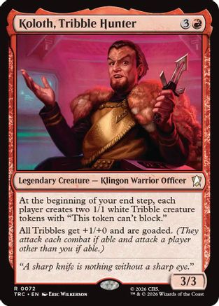 Koloth, Tribble Hunter (TRK-072) - Star Trek-1