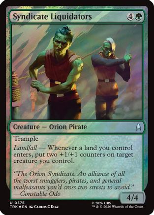 Syndicate Liquidators (TRK-575) - Star Trek Foil-1