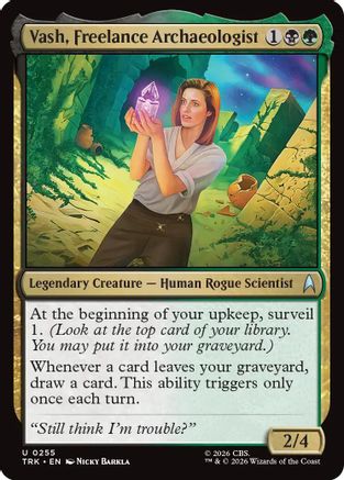 Vash, Freelance Archaeologist (TRK-255) - Star Trek Foil-1