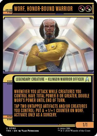 Worf, Honor-Bound Warrior (Showcase) (0390) (TRK-390) - Star Trek