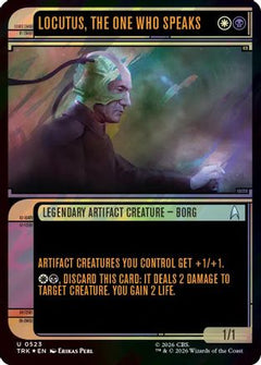 Locutus, the One Who Speaks (Showcase) (Surge Foil) (TRK-523) - Star Trek Foil-1