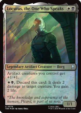 Locutus, the One Who Speaks (Surge Foil) (TRK-576) - Star Trek Foil-1