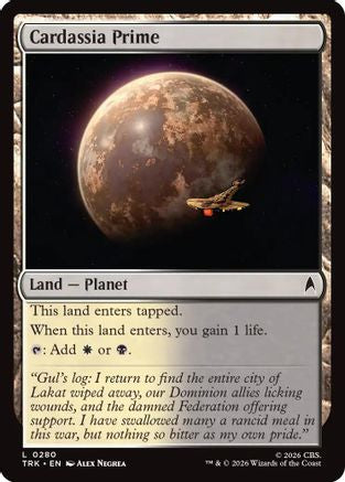 Cardassia Prime (TRK-280) - Star Trek Foil-1