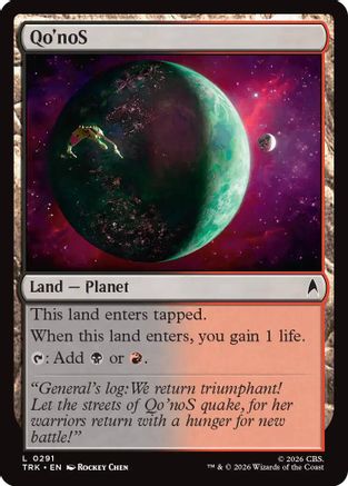 Qo'noS (TRK-291) - Star Trek Foil-1