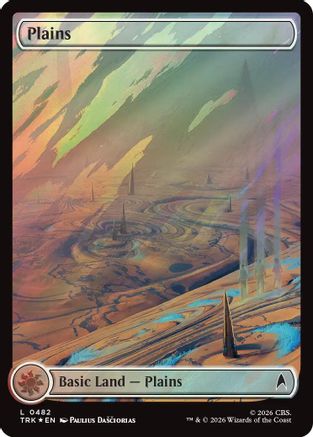 Plains (0482) (Surge Foil) (TRK-482) - Star Trek Foil-1