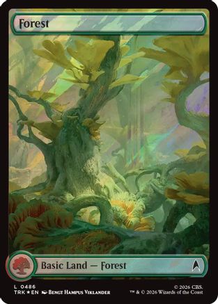 Forest (0486) (Surge Foil) (TRK-486) - Star Trek Foil-1