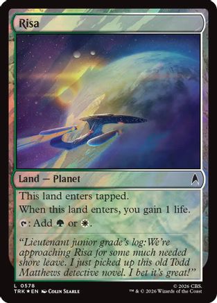 Risa (Surge Foil) (TRK-578) - Star Trek Foil-1