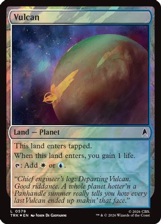 Vulcan (Surge Foil) (TRK-579) - Star Trek Foil-1