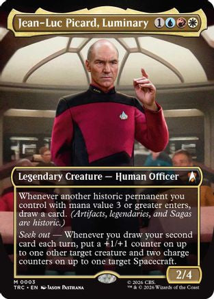 Jean-Luc Picard, Luminary (Borderless) (TRC-003) - Commander: Star Trek Foil-1