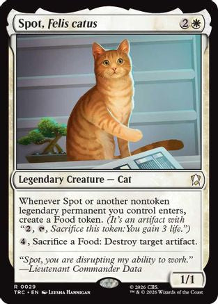 Spot, Felis catus (TRC-029) - Commander: Star Trek-1