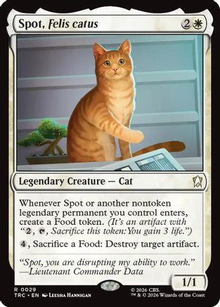 Spot, Felis catus (Surge Foil) (TRC-029) - Commander: Star Trek Foil-1