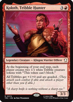 Koloth, Tribble Hunter (TRC-072) - Commander: Star Trek-1