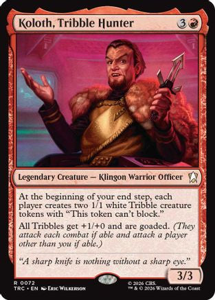 Koloth, Tribble Hunter (TRC-072) - Commander: Star Trek-1
