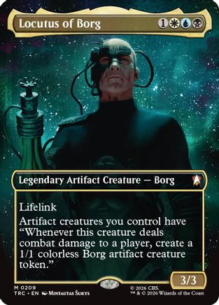 Locutus of Borg (Borderless) (TRC-209) - Commander: Star Trek-1