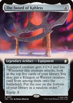 The Sword of Kahless (Extended Art) (TRC-357) - Commander: Star Trek-1