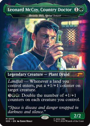 Leonard McCoy, Country Doctor - Bristly Bill, Spine Sower (Borderless) (SDS-015) - Star Trek: Stardates Foil-1