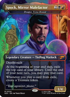 Spock, Mirror Malefactor - Prosper, Tome-Bound (Borderless) (SDS-024) - Star Trek: Stardates-1