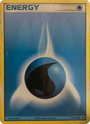 Water Energy - 106/109 (2005 No E Reader)/109  Deck Exclusives - Common-1