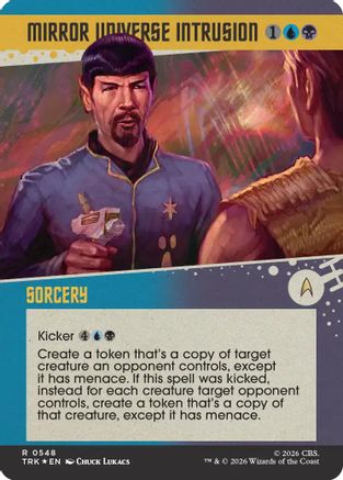 Mirror Universe Intrusion (Showcase) (Surge Foil) (TRK-548) - Star Trek Foil-1