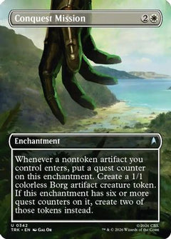 Conquest Mission (Borderless) (TRK-342) - Star Trek Foil-1