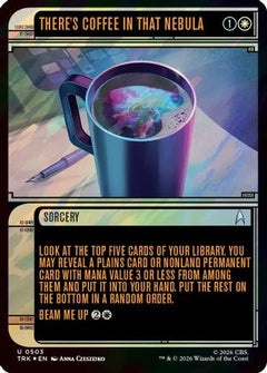 There's Coffee in that Nebula (Showcase) (Surge Foil) (TRK-503) - Star Trek Foil-1