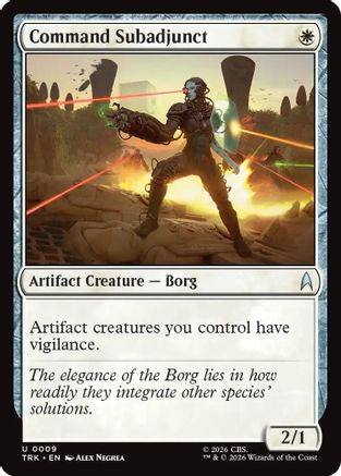 Command Subadjunct (TRK-009) - Star Trek Foil-1