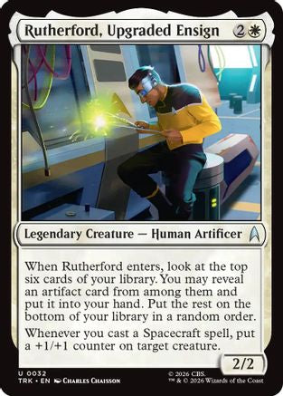 Rutherford, Upgraded Ensign (TRK-032) - Star Trek Foil-1