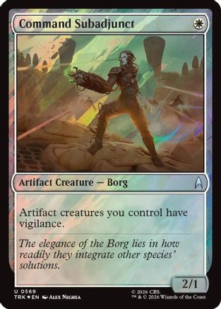 Command Subadjunct (Surge Foil) (TRK-569) - Star Trek Foil-1