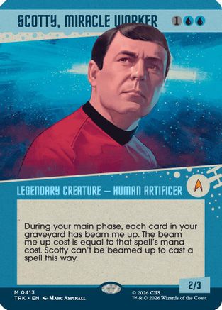Scotty, Miracle Worker (Showcase) (TRK-413) - Star Trek Foil-1