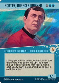 Scotty, Miracle Worker (Showcase) (Surge Foil) (TRK-537) - Star Trek Foil-1