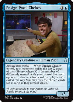 Ensign Pavel Chekov (TRK-057) - Star Trek Foil-1
