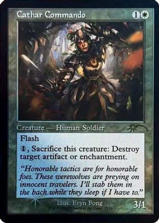 Cathar Commando (Retro Frame) (SLD-7132) - Secret Lair Drop Series Foil-1