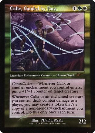 Calix, Guided by Fate (Retro Frame) (SLD-7151) - Secret Lair Drop Series Foil-1