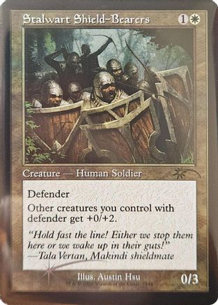 Stalwart Shield-Bearers (Retro Frame) (SLD-7148) - Secret Lair Drop Series Foil-1