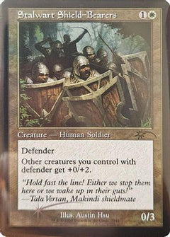 Stalwart Shield-Bearers (Retro Frame) (SLD-7148) - Secret Lair Drop Series Foil-1